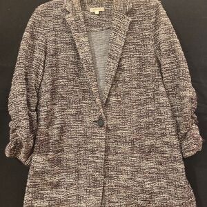 Max Studio Monochrome Textured Blazer